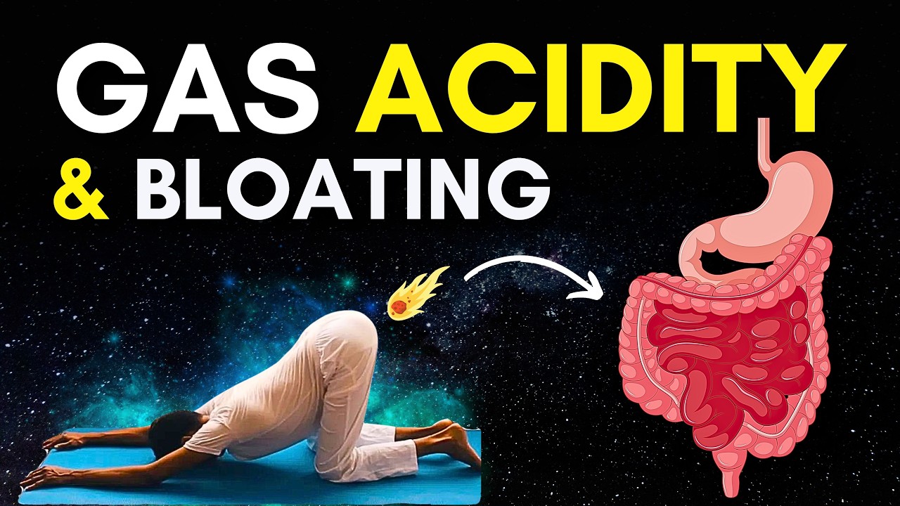 Yoga for Gastric and Acidity | 20 Minute Yoga Helpful for Gas & Bloating Problems #fart