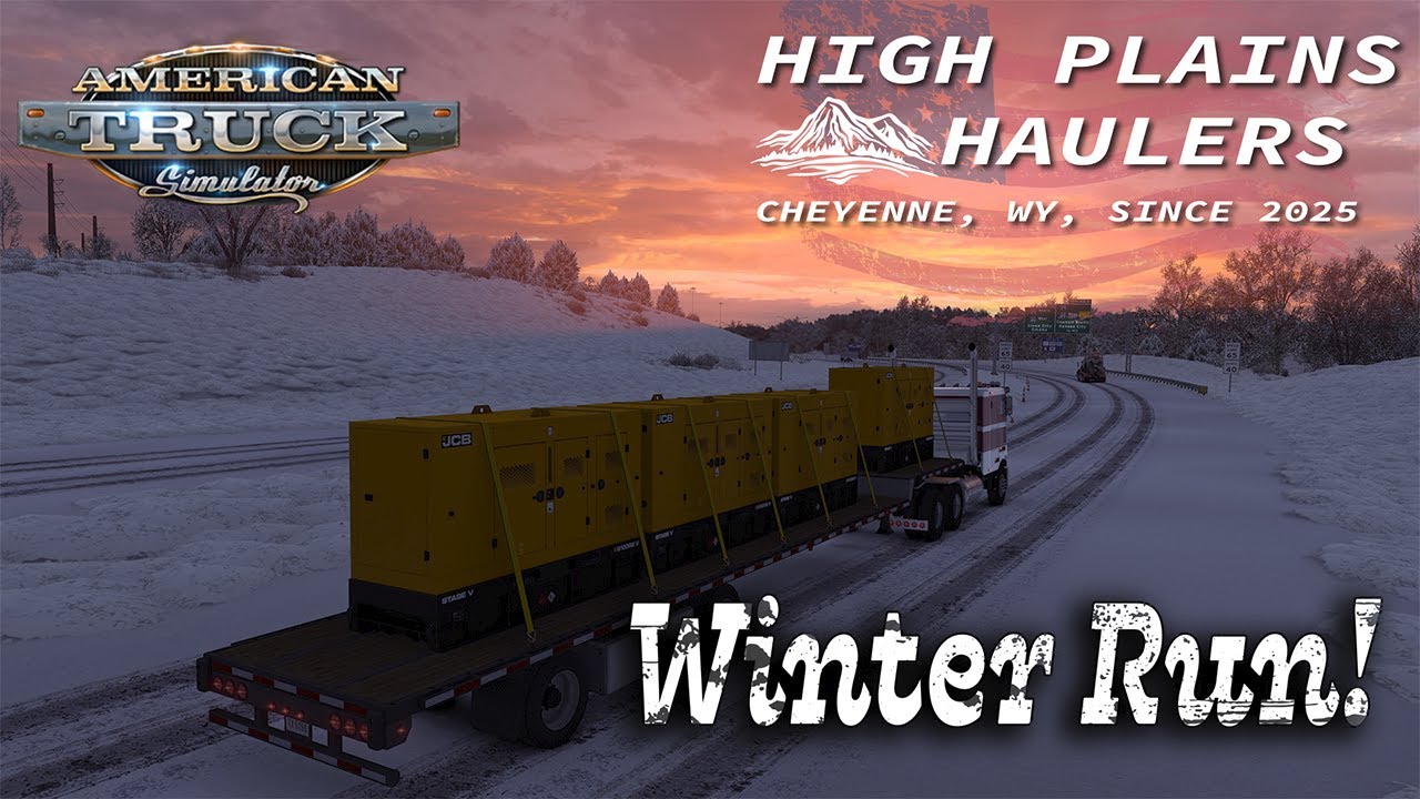 Snow Run & Repairs | Realistic Economy | ATS Owner Operator | Sioux City → Burlington → Sioux City
