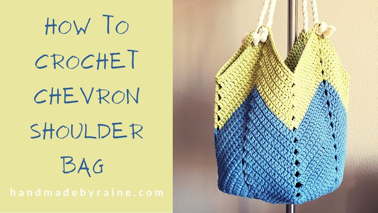 How to crochet Chevron Shoulder Bag