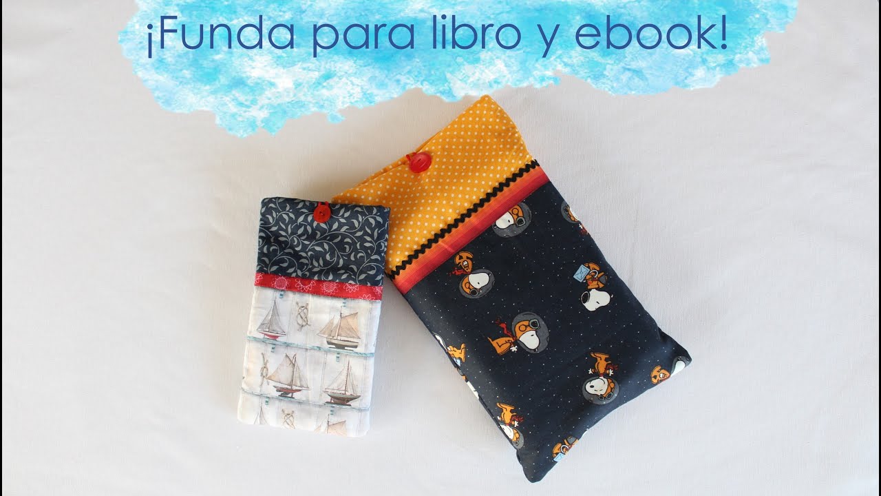 Cómo hacer una funda para libro o libro electrónico | ACERICO TELAS