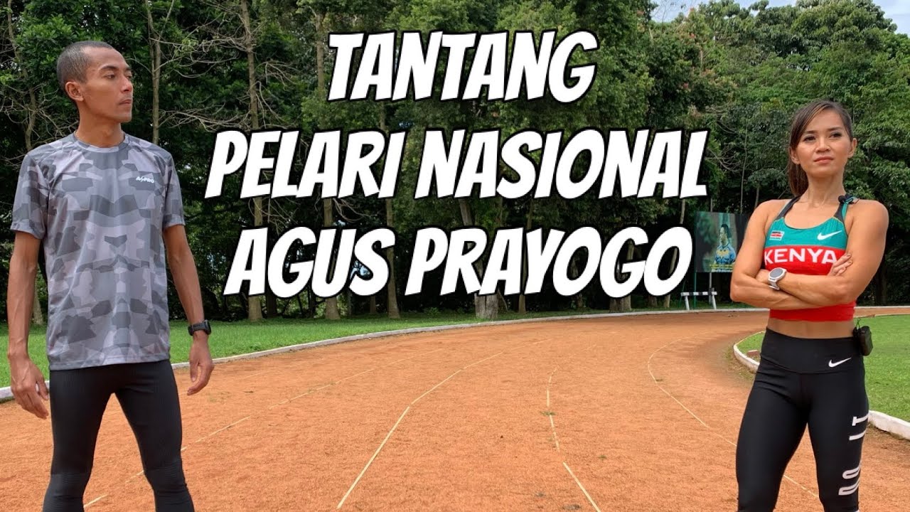 Tantang pelari nasional Agus Prayogo