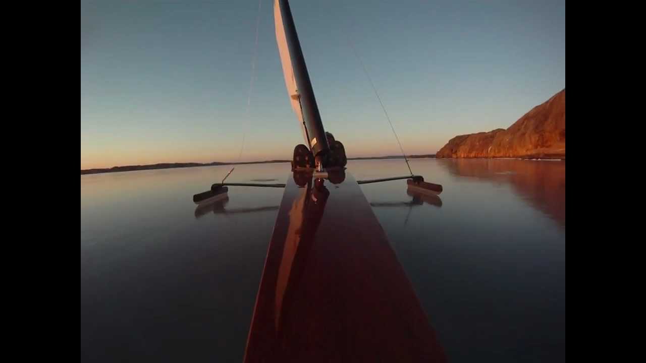 Dn isjakt på Stigfjorden