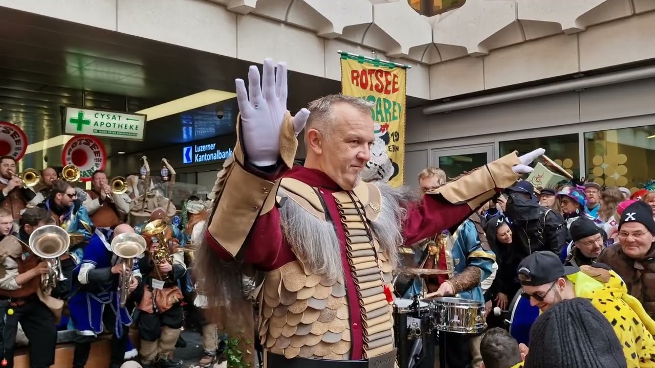 Rotsee-Husaren Ebikon Fasnacht Luzern 2024 Schmudo Teil 2