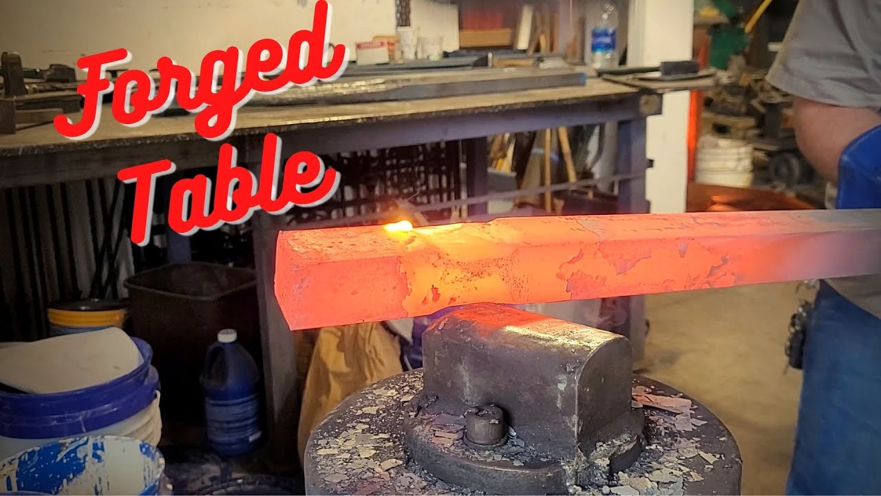 How I made a Custom Forged Table