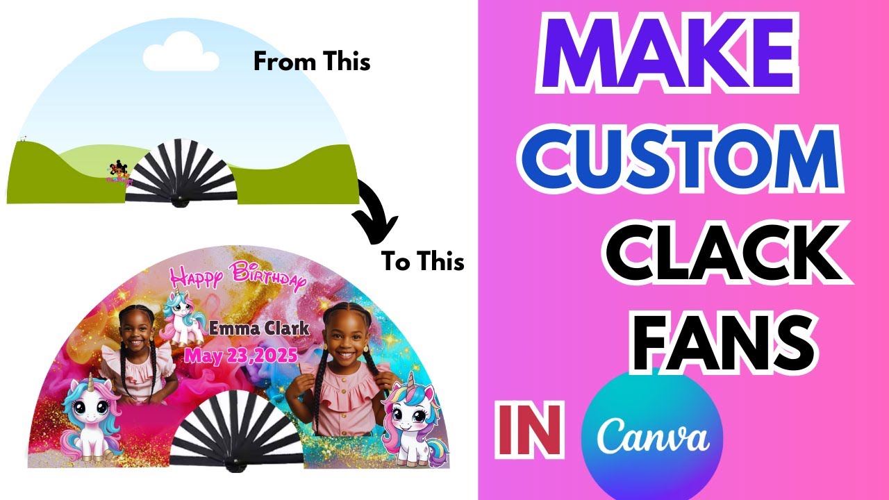 Master Clack Fan  Template Editing in 5 Easy Steps!