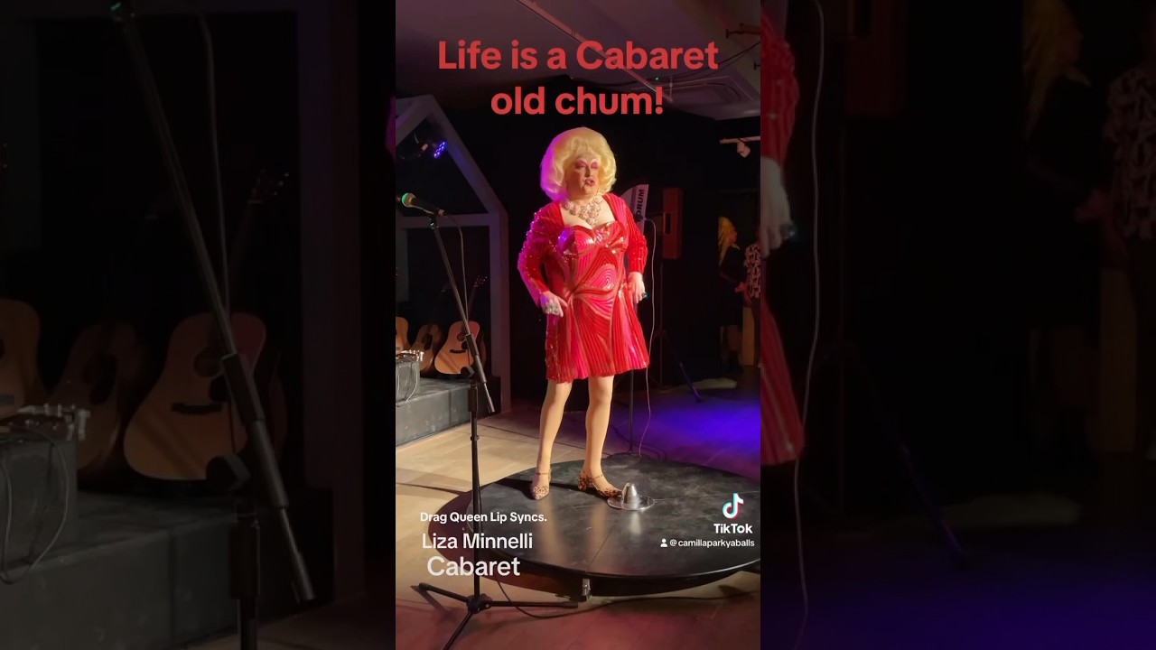 Cabaret pt2. #dragqueen #drag #uk #cabaret #lizaminnelli #lipsync #dragraceuk #dragqueenshow #ukdrag