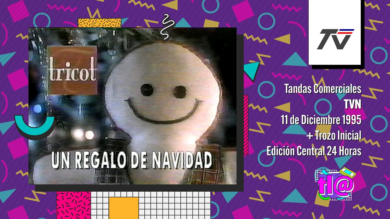 Tandas Comerciales TVN (11 de Diciembre 1995) + Trozo Inicial Edición Central 24 Horas