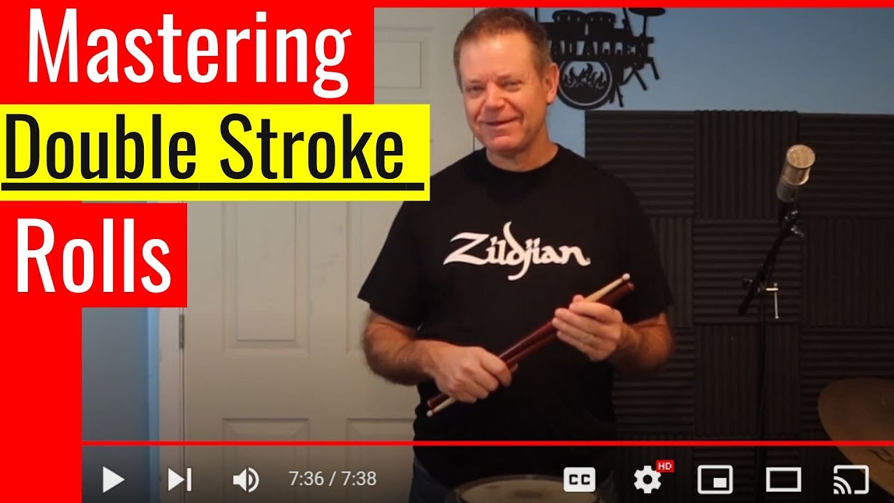 Mastering The Double Stroke Roll   (2024 Update)