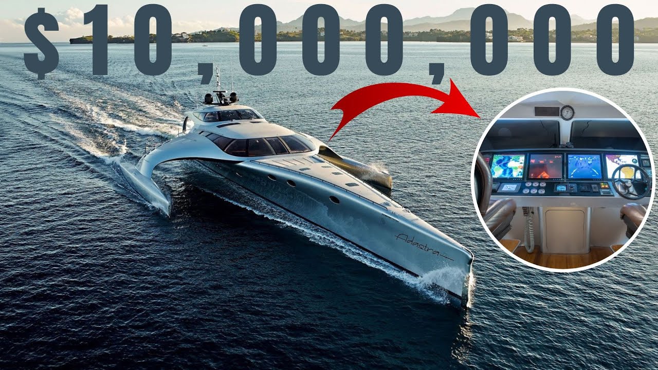 Внутри Adastra Trimaran: будущее роскошного яхтинга