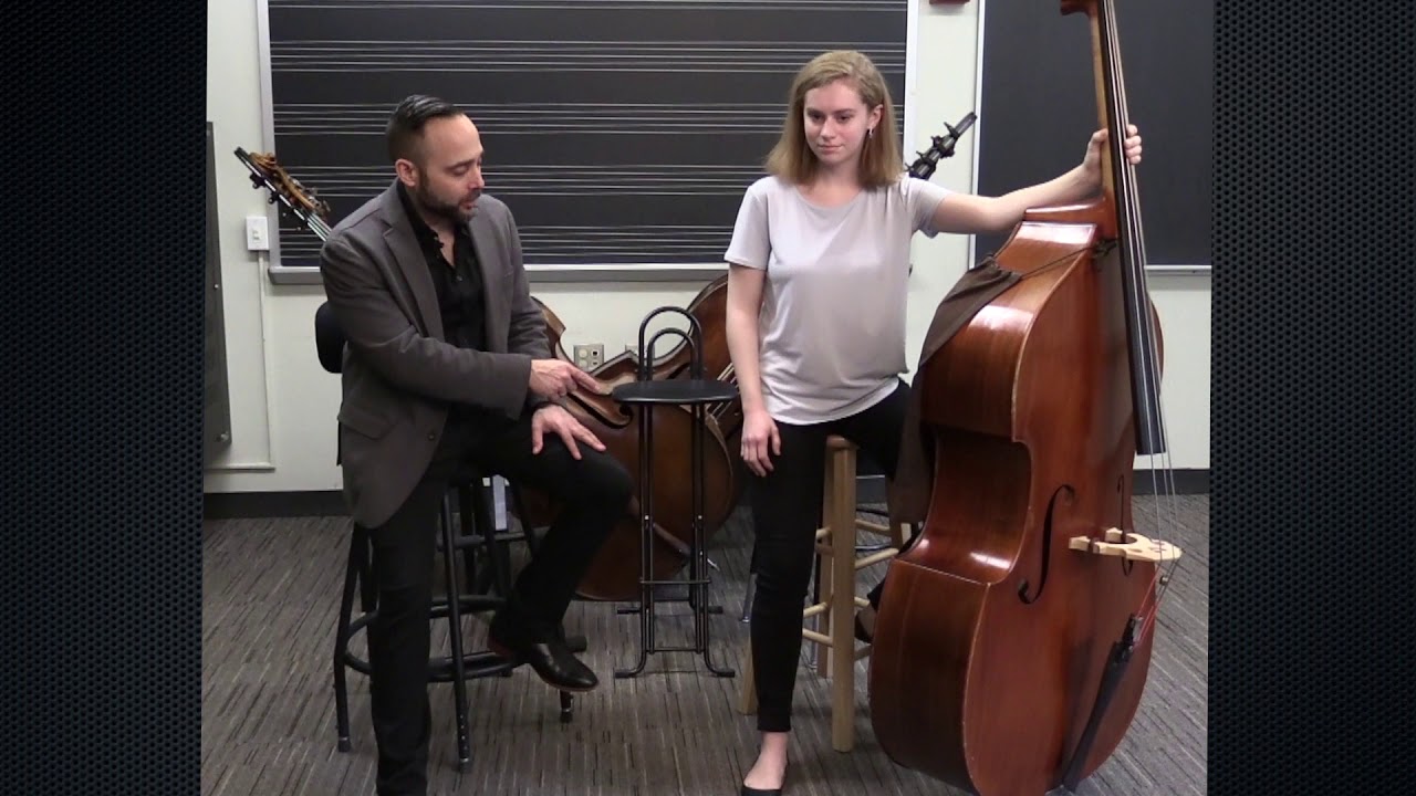 Sitting with the Double Bass