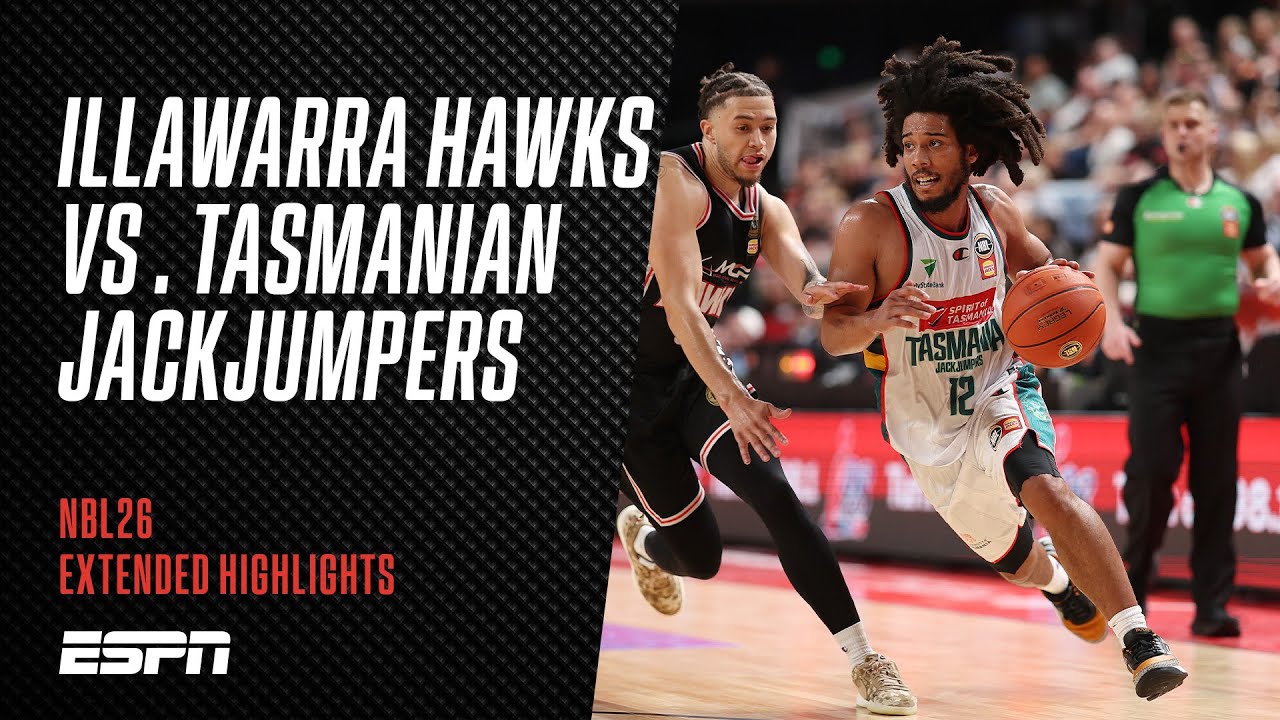 NBL Mini: Illawarra Hawks vs. Tasmania JackJumpers | Extended Highlights