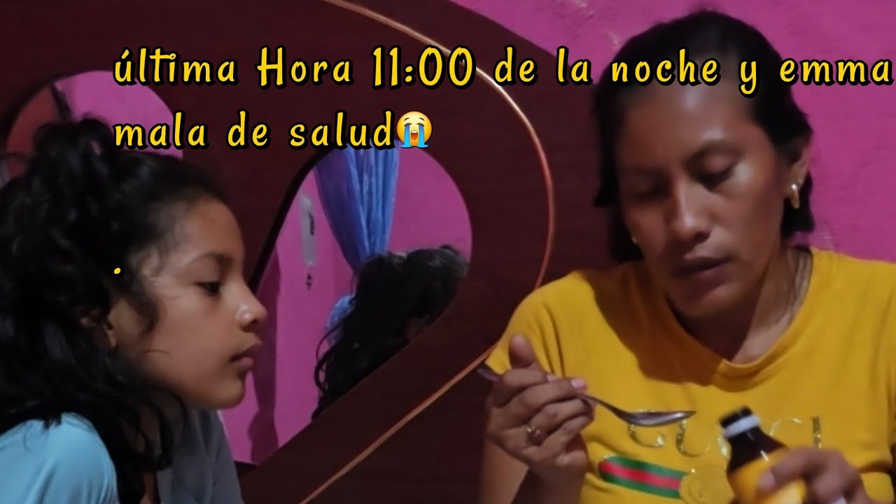 Emma sigue mala de salud si sigue así la tendré que sacar al doctor 