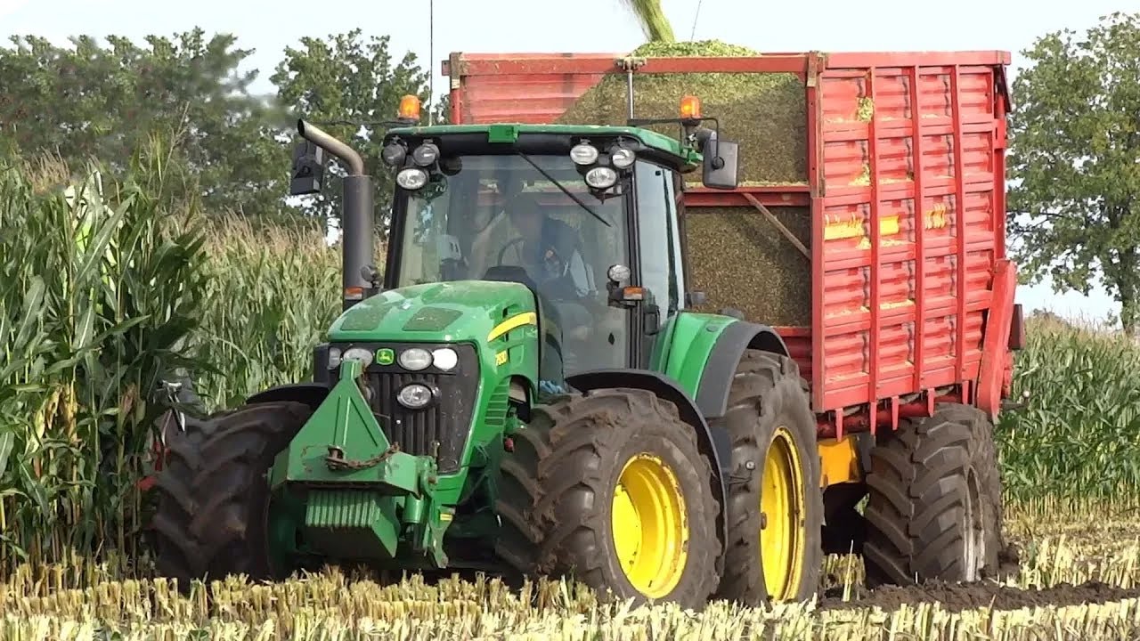 Mais Silage In The Mud | Claas Jaguar 850 + Fendt + John Deere | Schimmel Overberg | 2017