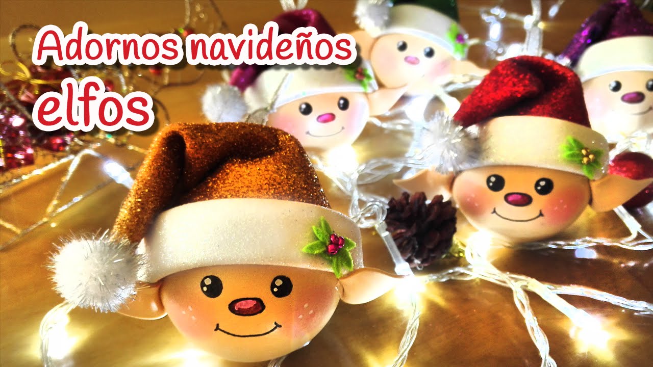 Manualidades para Navidad: Adornos navideños ELFOS - Innova Manualidades