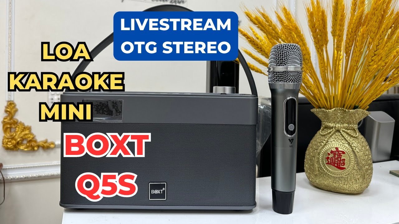 LIVESTREAM STEREO VỚI LOA BOTX Q5S - LOA KARAOKE DI ĐỘNG HAY NHẤT HIỆN NAY