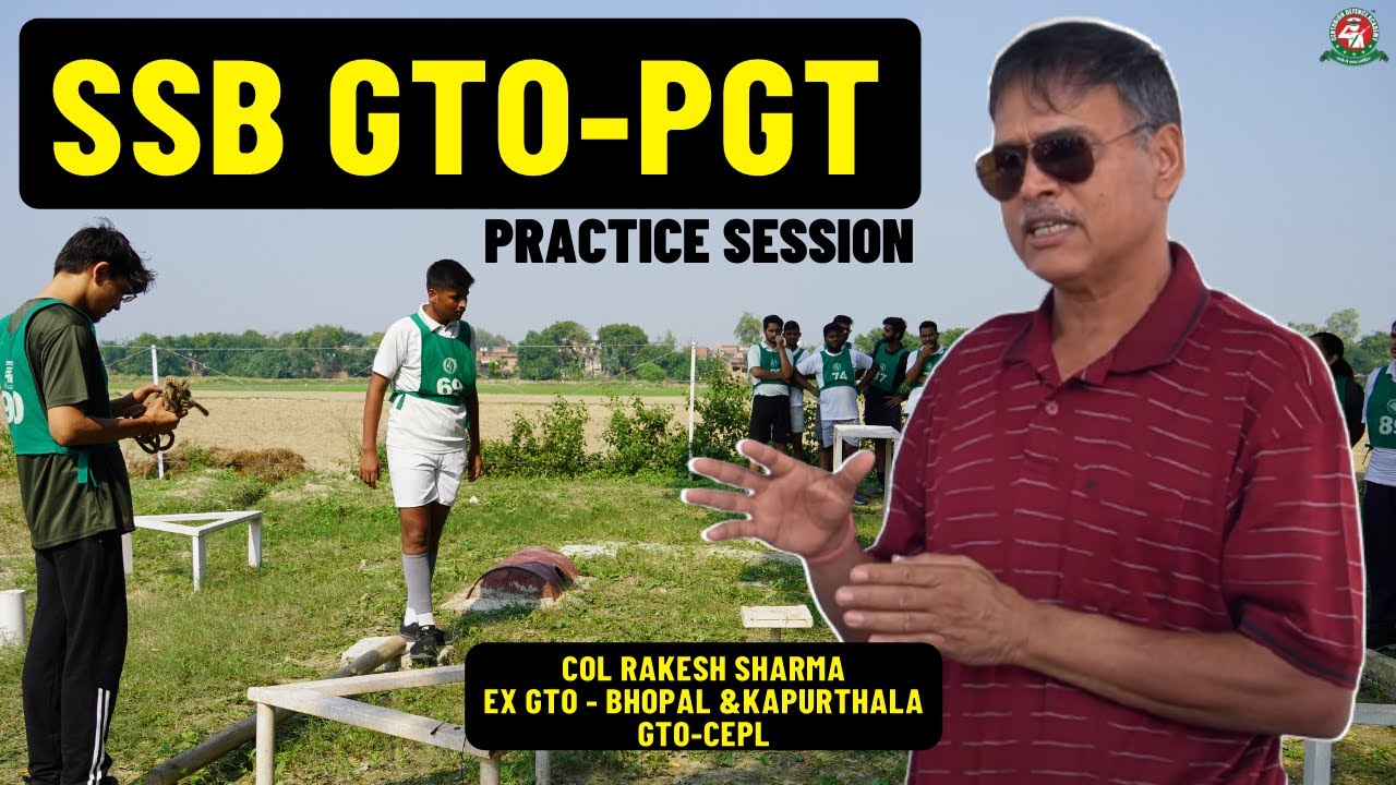 SSB Progressive Group Task (PGT) Practice | SSB GTO Tips | How to perform well in  SSB GTO PGT