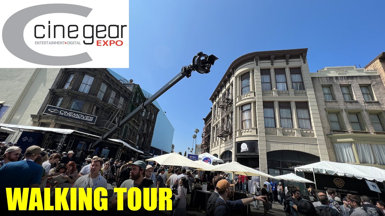 Cine Gear Expo 2023 - Los Angeles - Paramount Studio lot - Full Walkthough - Walking Tour