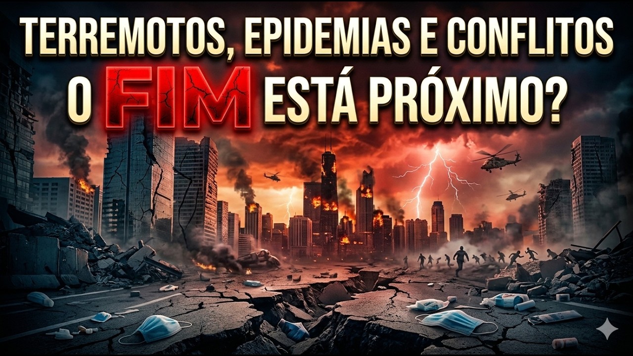 TERREMOTOS, EPIDEMIAS E CONFLITOS – O FIM ESTÁ PRÓXIMO