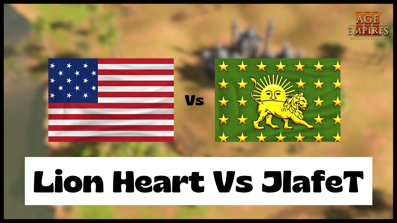 Age of Empires 3- USA Vs India | Lion Heart Vs JlafeT | Aoe3 DE | 1v1 Pro Game | 4K