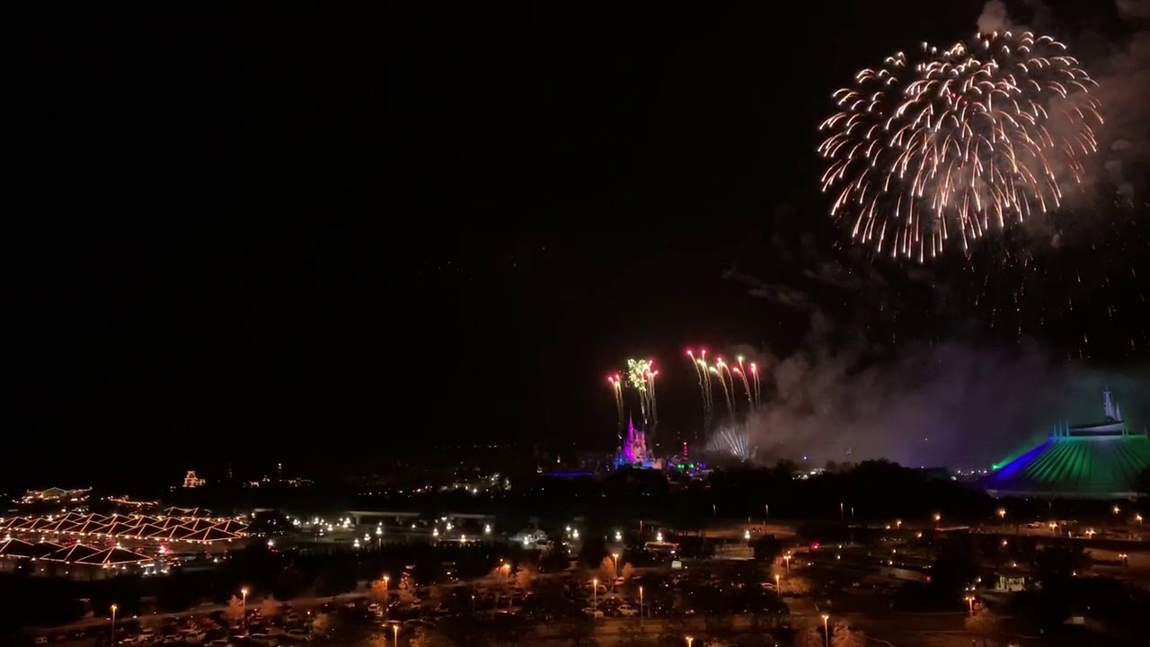 Disney World Magic Kingdom New Years Eve Fireworks 2020