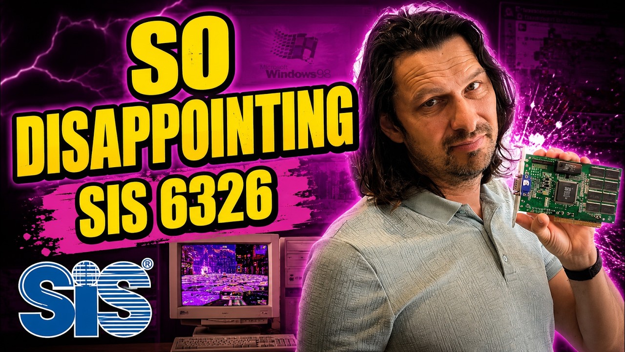 SiS 6326 – The Worst 3D Card of 1997? Brutal Reality on a Pentium II