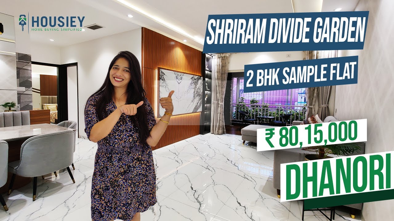 Shriram Divine Garden Dhanori | 2 BHK Sample Flat Tour | Shriram Associates Dhanori Pune