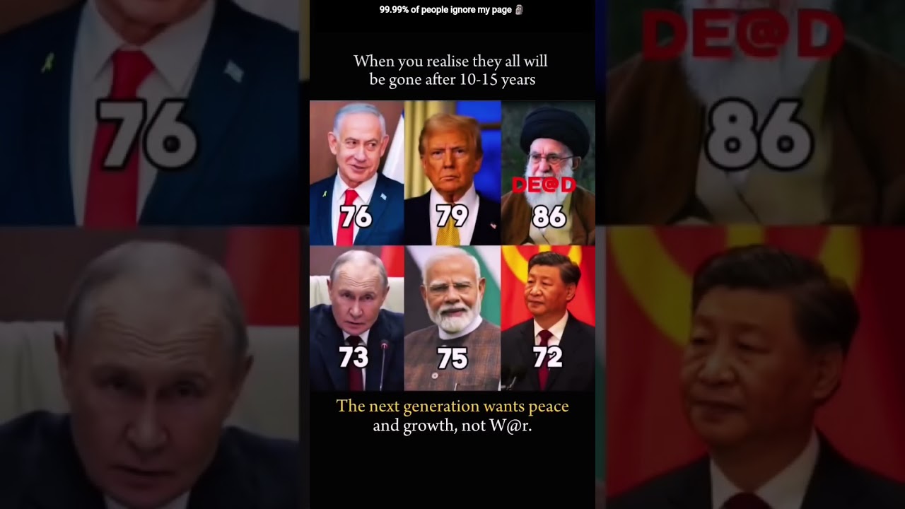 The world needs new leaders. Geopolitical tensions#geopolitics#india#trending#world#viral#us#shrots