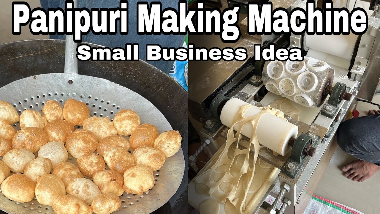 Panipuri Making Machine | Best Business Idea 2022 | Automatic Golgappa Maker | How To Make Pani Puri