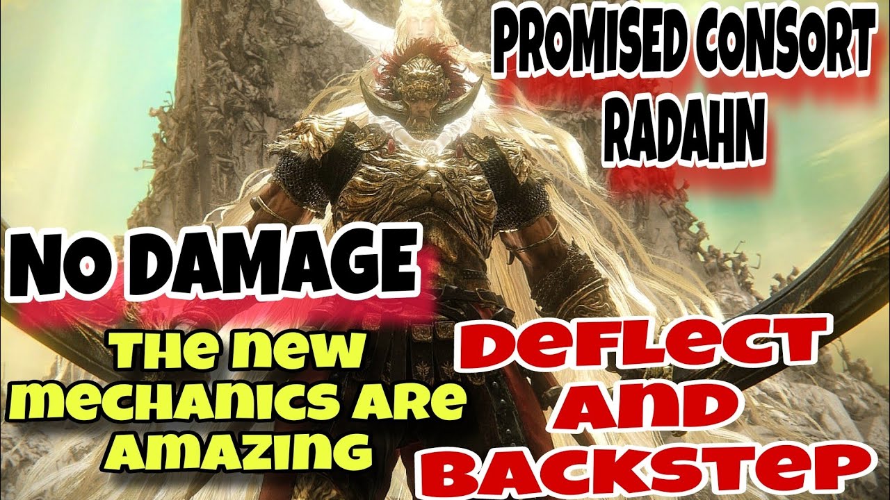 ELDEN RING /PROMISED CONSORT RADAHN /NO DAMAGE /DEFLECT AND BACKSTEP