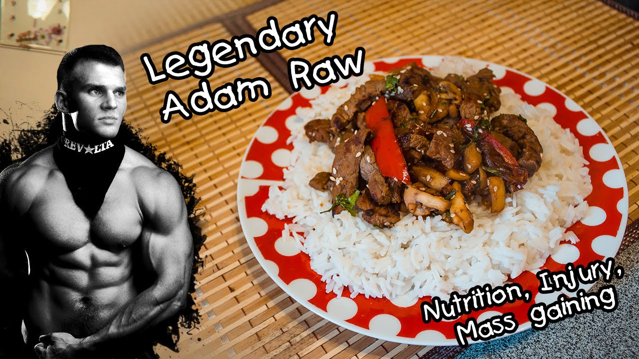 Adam Raw - Street Lifting Beast! Nutrition and Training. Русские субтитры