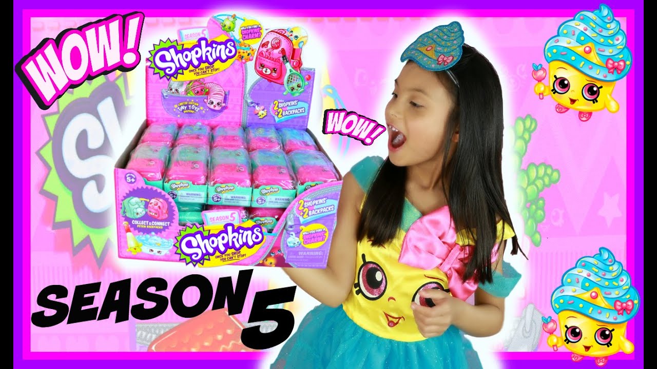SHOPKINS  SEASON 5 OPENING FULL CASE HAUL HUGE SURPRISE TOYS  SHOPKINS CUPCAKE QUEEN LIMITED EDITION