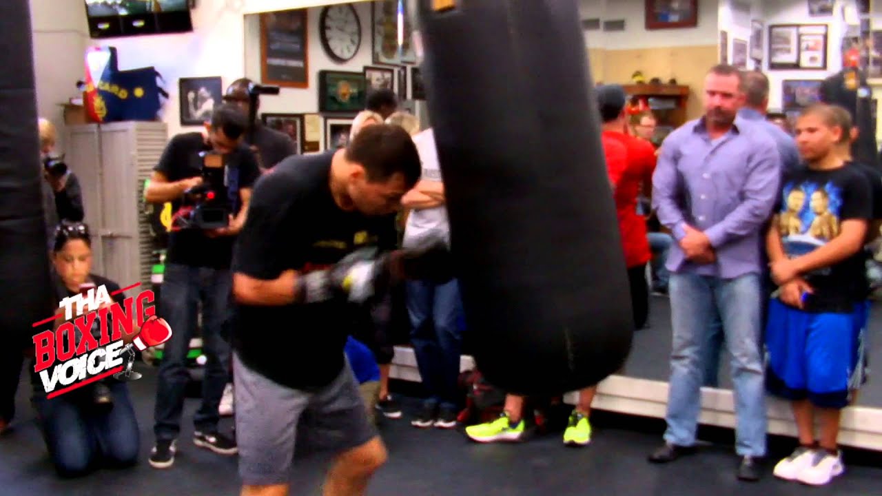 Ruslan Provodnikov Destroys Heavy Bag, Training For Lucas Matthysse