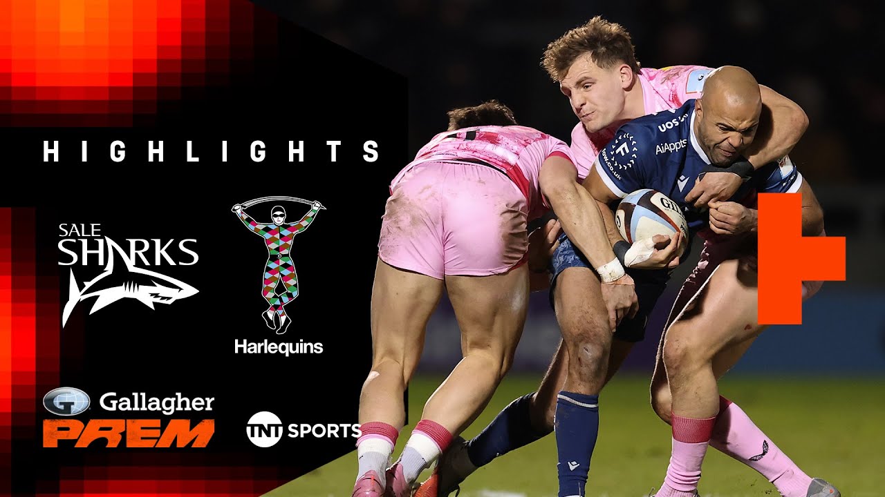 SECOND HALF MASTERCLASS! 👏 | Sale Sharks vs Harlequins | Gallagher PREM Rugby Highlights