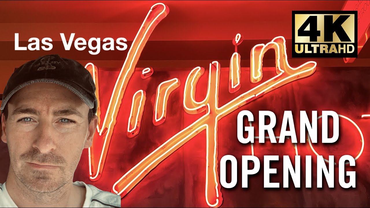 Las Vegas Virgin Hotels & Casino Grand Opening in 4K - March 25, 2021
