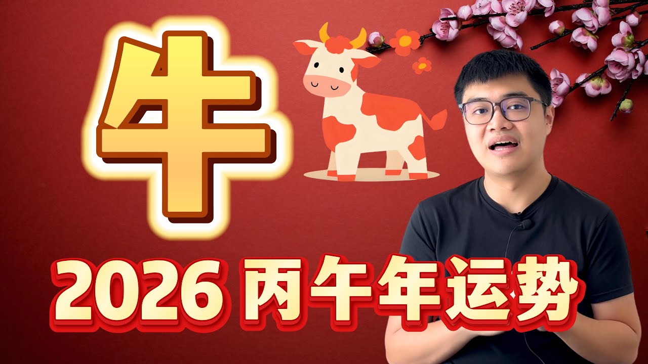 犯太岁也能扭转乾坤？牛大哥今年关键的生存之道 | 2026 丙午年12生肖运程