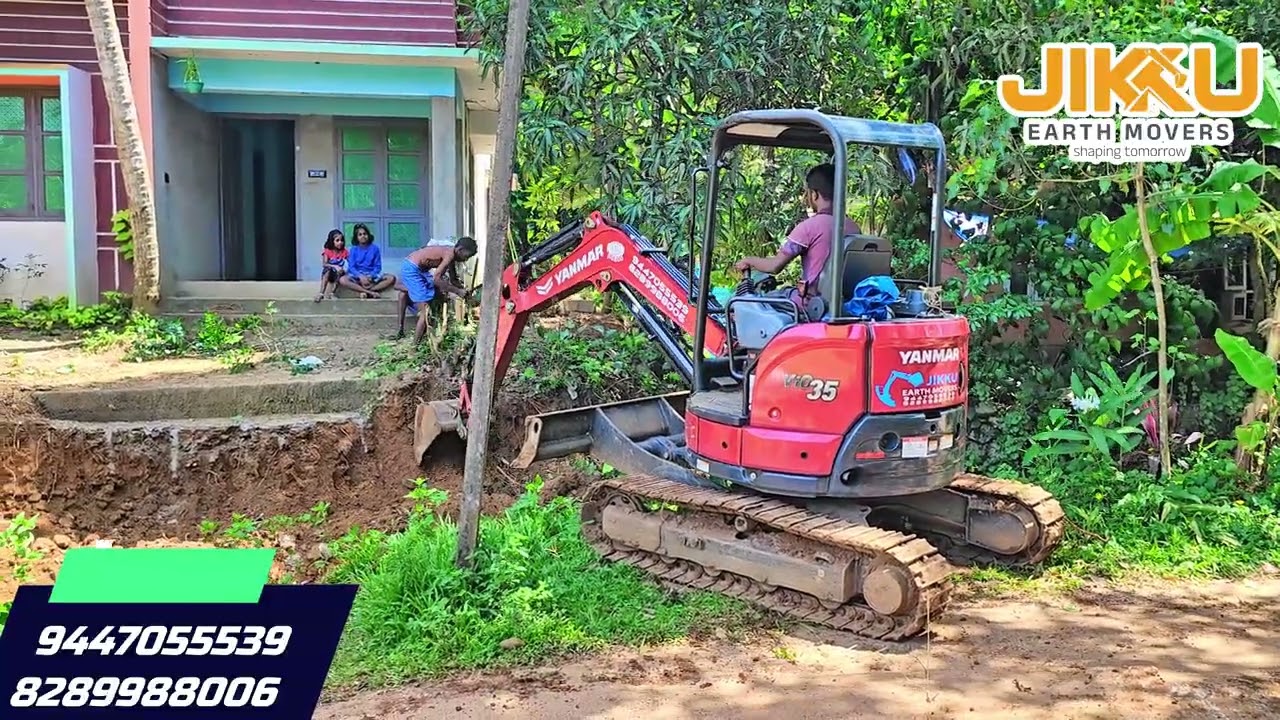 Building a Secure Perimeter: Yanmar 35 Foundation Work | HITACHI 35/85/140 | JIKKU EARTH MOVERS