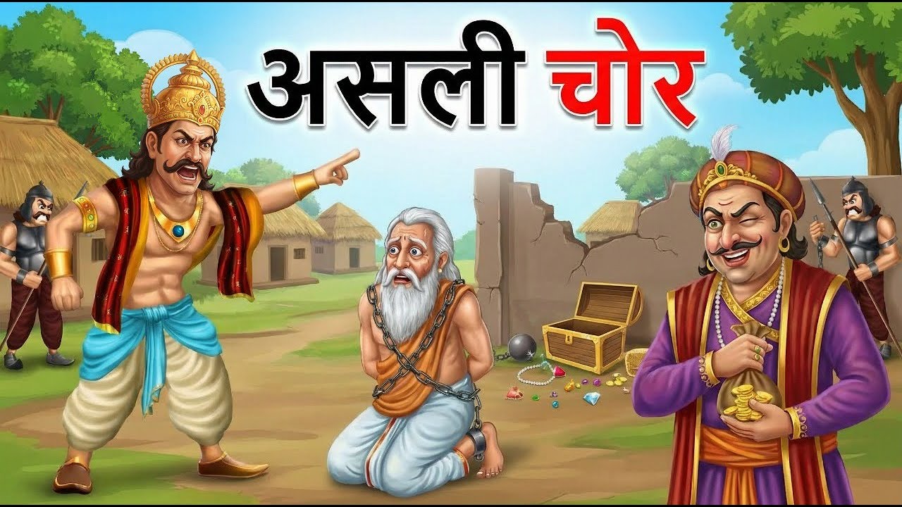 असली चोर कौन | Asli Chor Kaun | Hindi Kahani | Cartoon Story in Hindi | Hindi Stories | Hindi Kahani