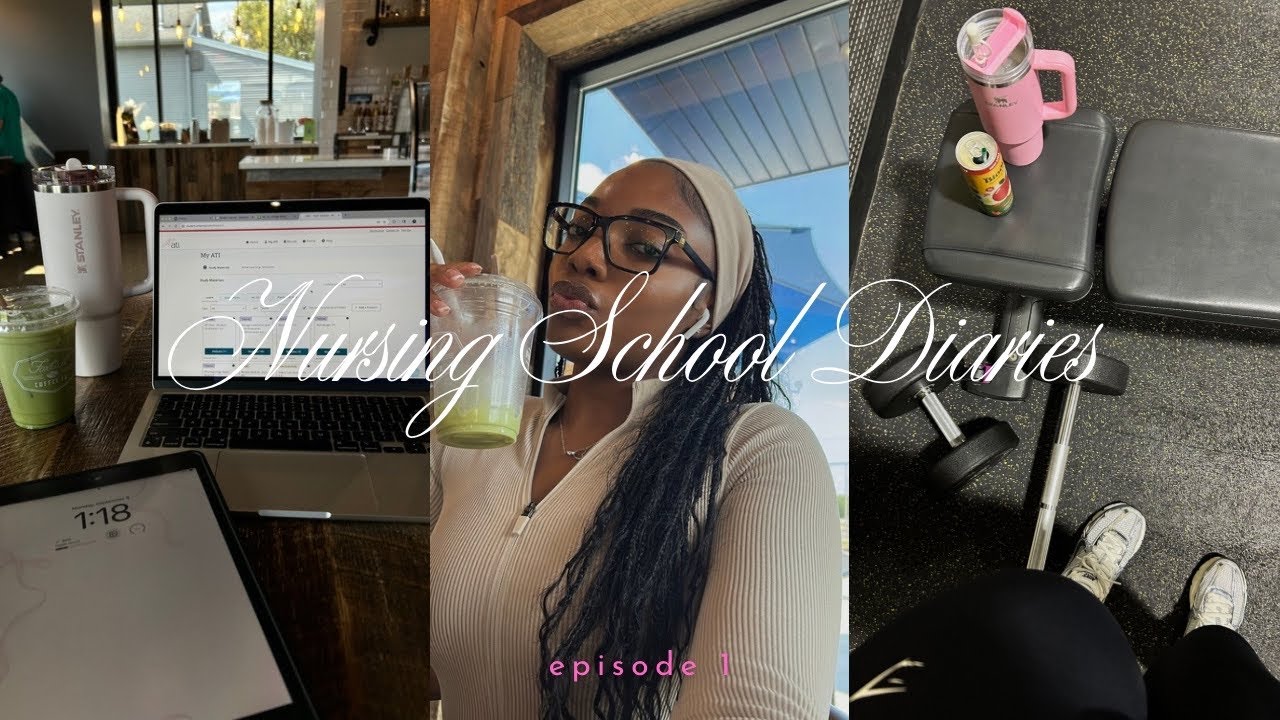 NURSING SCHOOL DIARIES ep.1: balancing school, gym, work & play as a nursing student