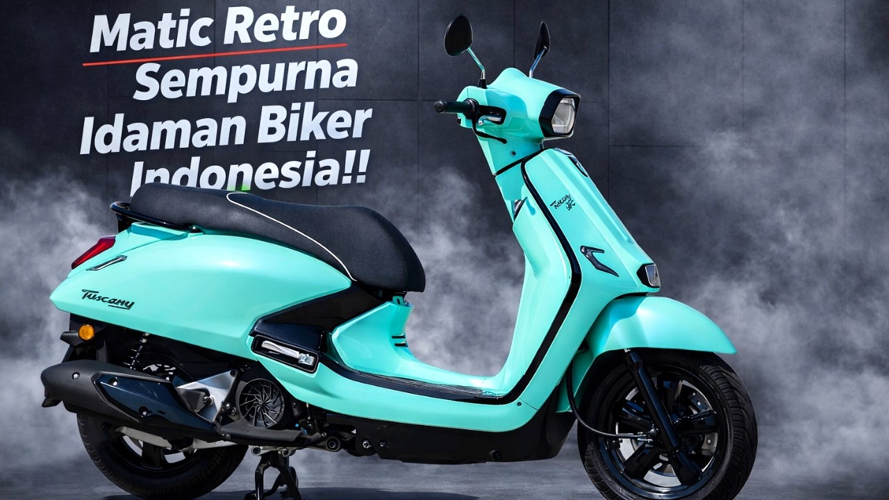 Matic Retro Sempurna idaman Biker indonesia !! Filano dan Stylo minggir dulu !!