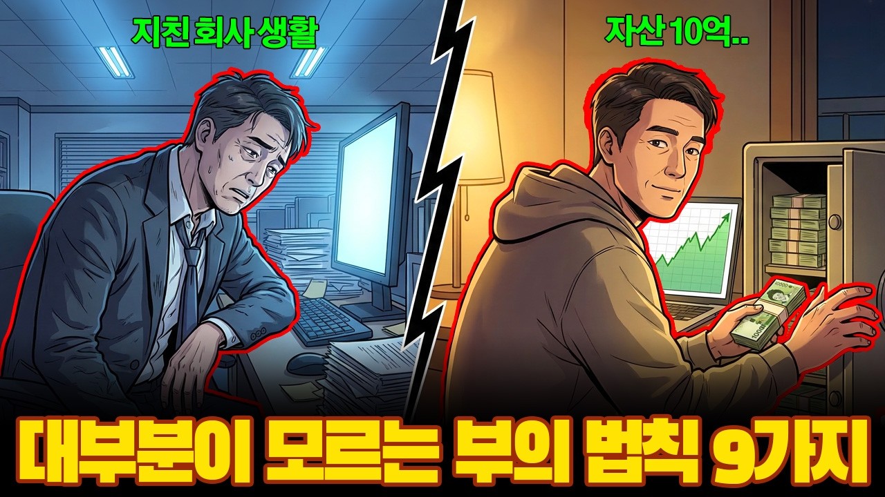 직장인 90%는 모르는 ‘10억 만드는 공식’… 조용히 부자 되는 9가지