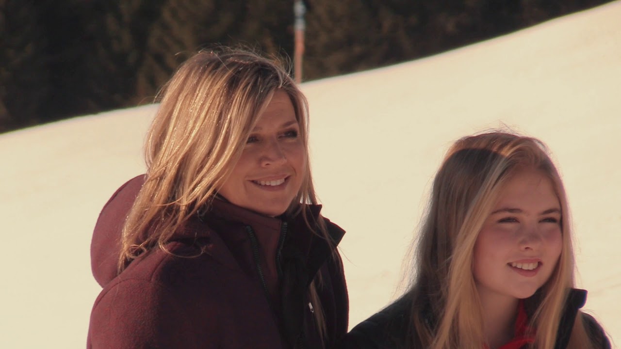 Beatrix, zoons en kleinkinderen in Lech, fotosessie 2019