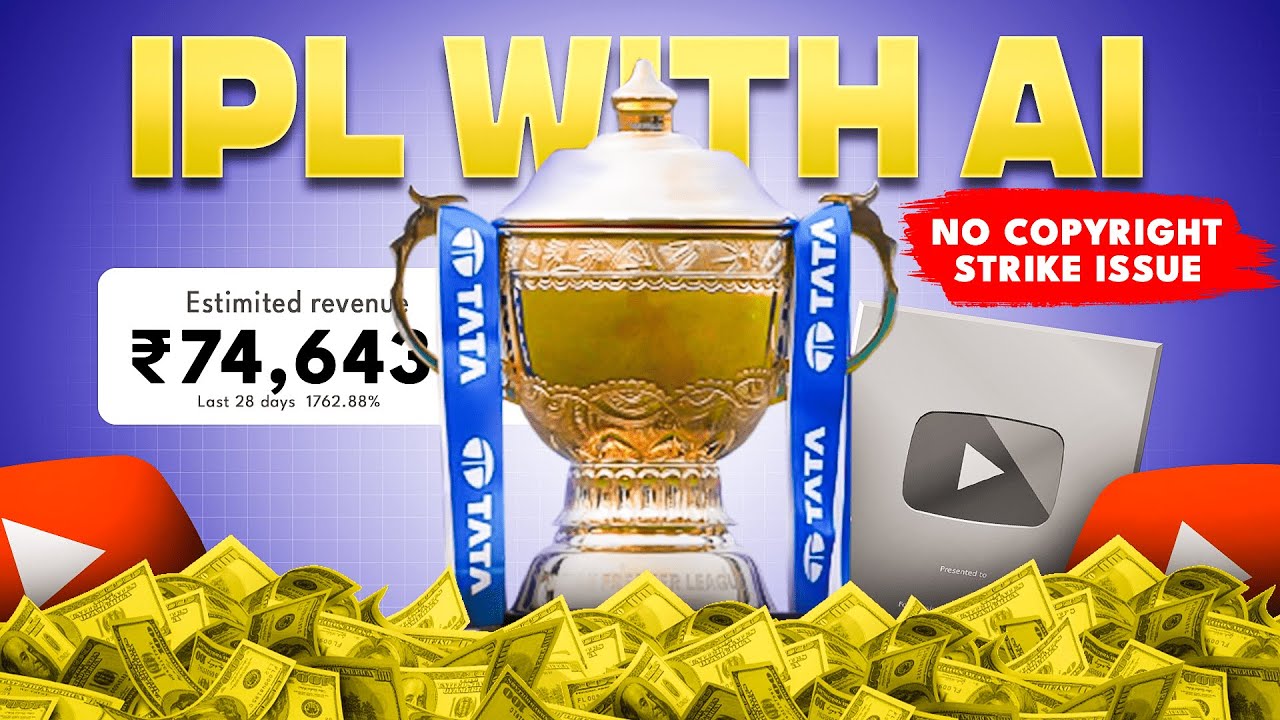 How to Start IPL Cricket Channel With AI In 2025 - No Copyright Strike Issue