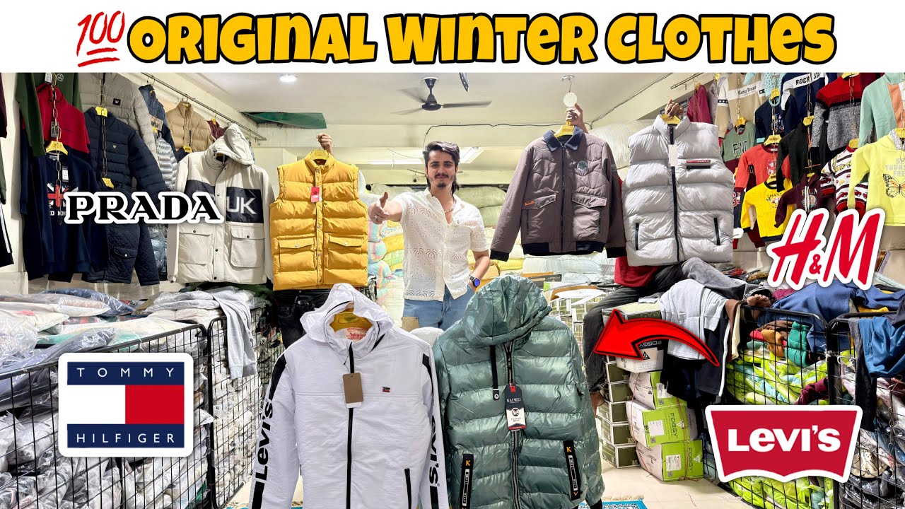 💯Original Branded Winter Clothes Rs.100 Only Export Surplus Delhi Biggest Warehouse 