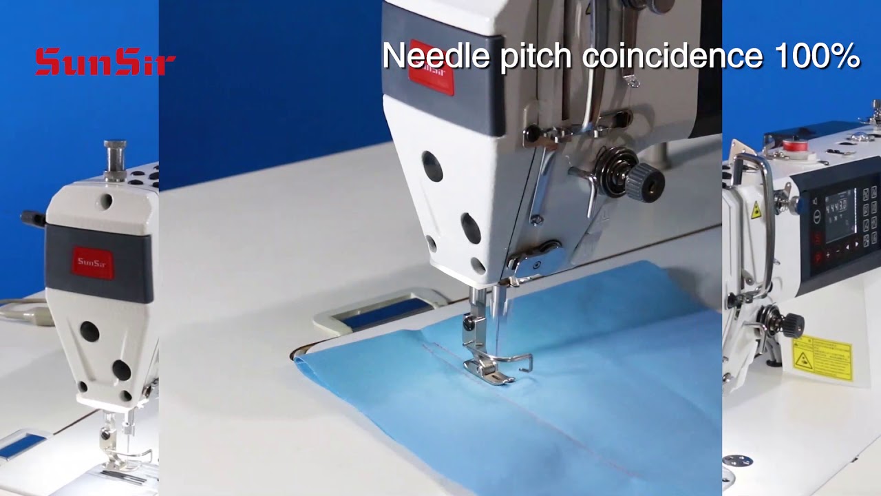 Step in new silent world with sunsir s5fe step computerized lockstitch sewing machine