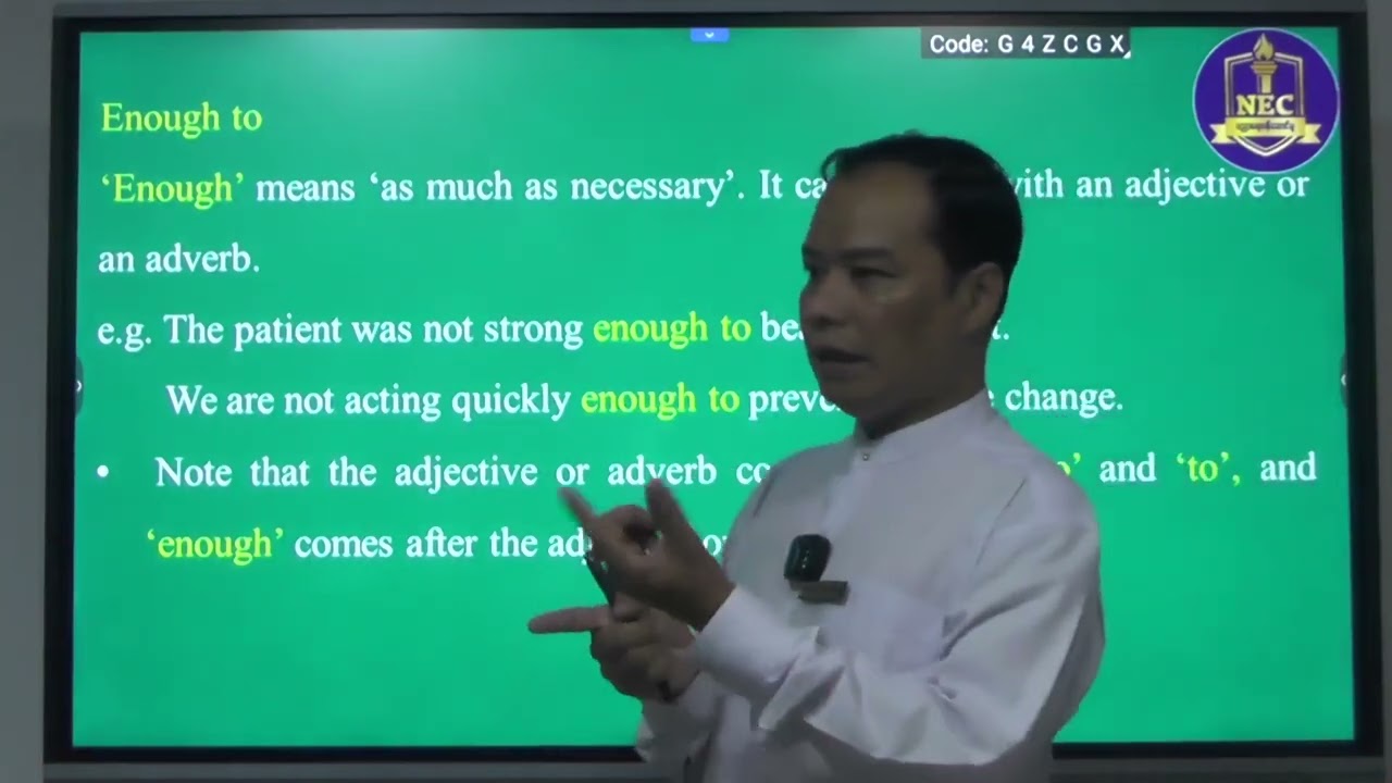 Grade 11 English Unit 4 ( 4 C Grammar )
