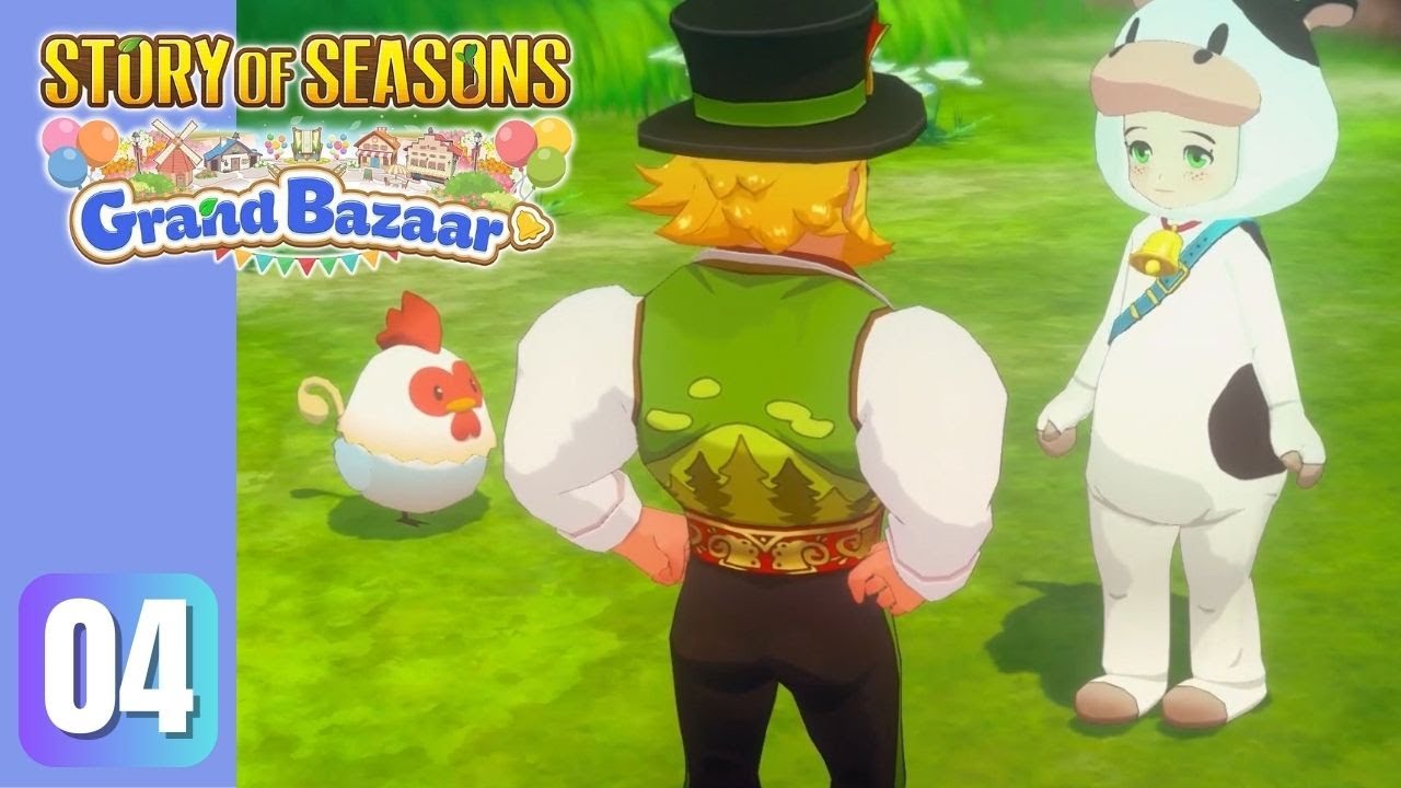 STORY OF SEASONS: Grand Bazaar EP. 04 | Repairing the red windmill.
