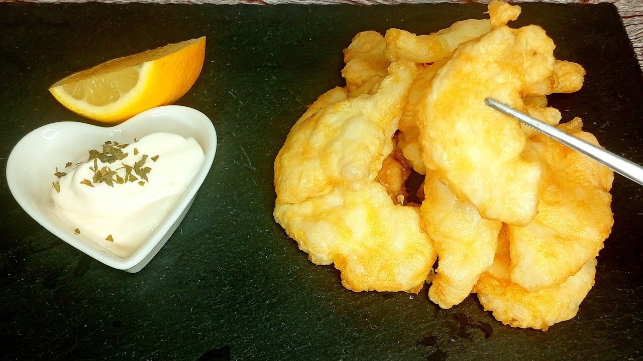 La mejor receta de fritos de pixín (rape). Paso a paso😋