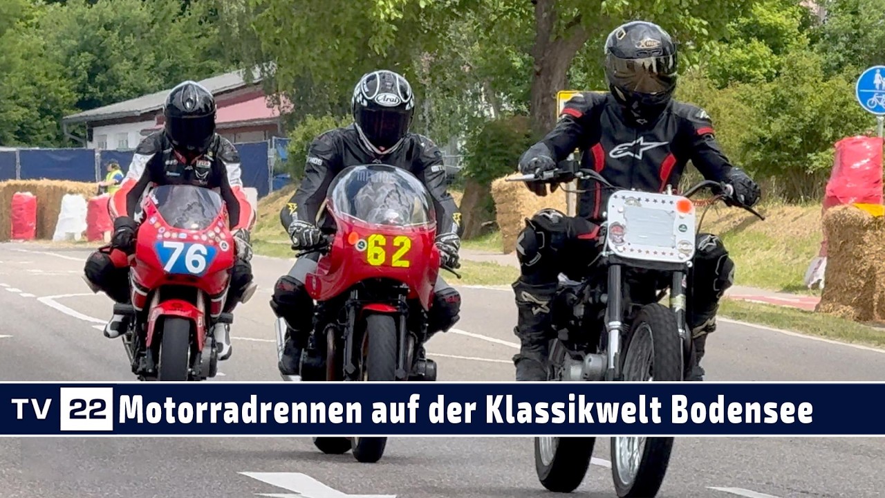 MOTOR TV22: Die Motorrad Rennen bei der Klassikwelt Bodensee in Friedrichshafen 2025