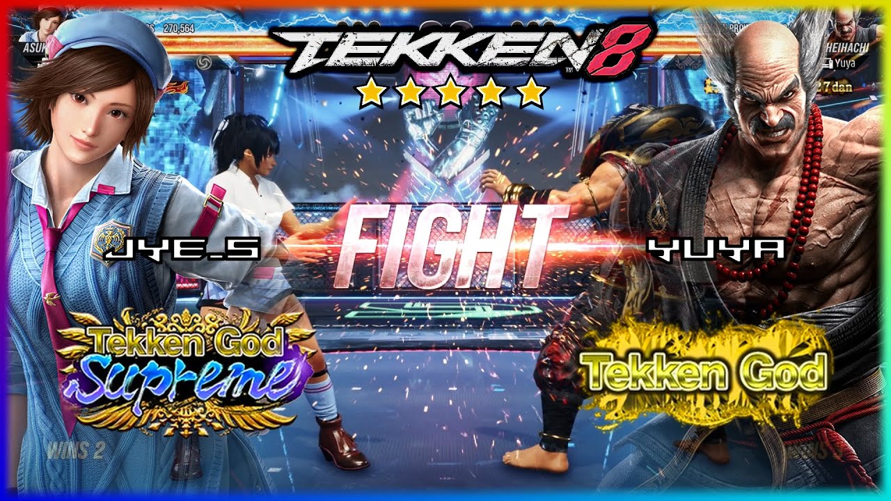 TEKKEN 8 Replays Stars - ASUKA ( Tekken God Supreme ) VS HEIHACHI ( Tekken God ) High Level Gameplay