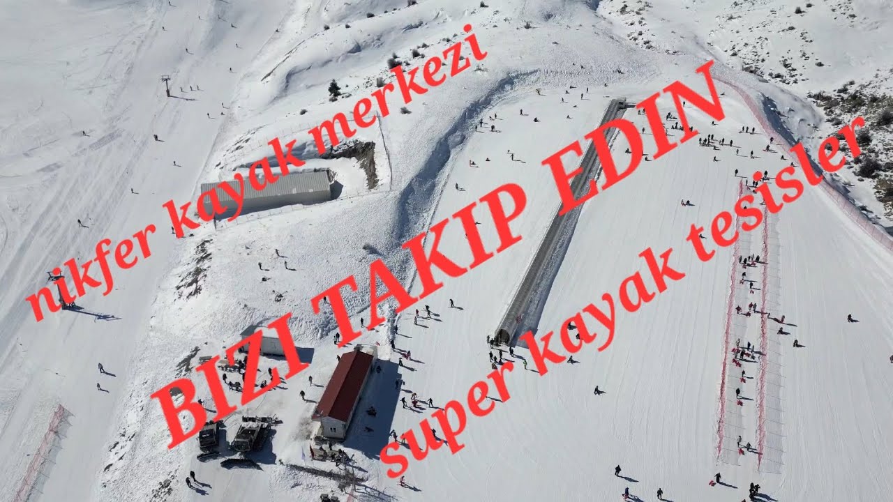 denizli nikfer kayak merkezi super bir kayak merkezi.      drone cekimli